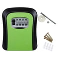 thumbnail image 3 of Door Key Storage Box Portable Professional Wall-mounted Container Coded Indoor Household Office Building Factory Coded Lock Case Container Accessories Green, 3 of 8