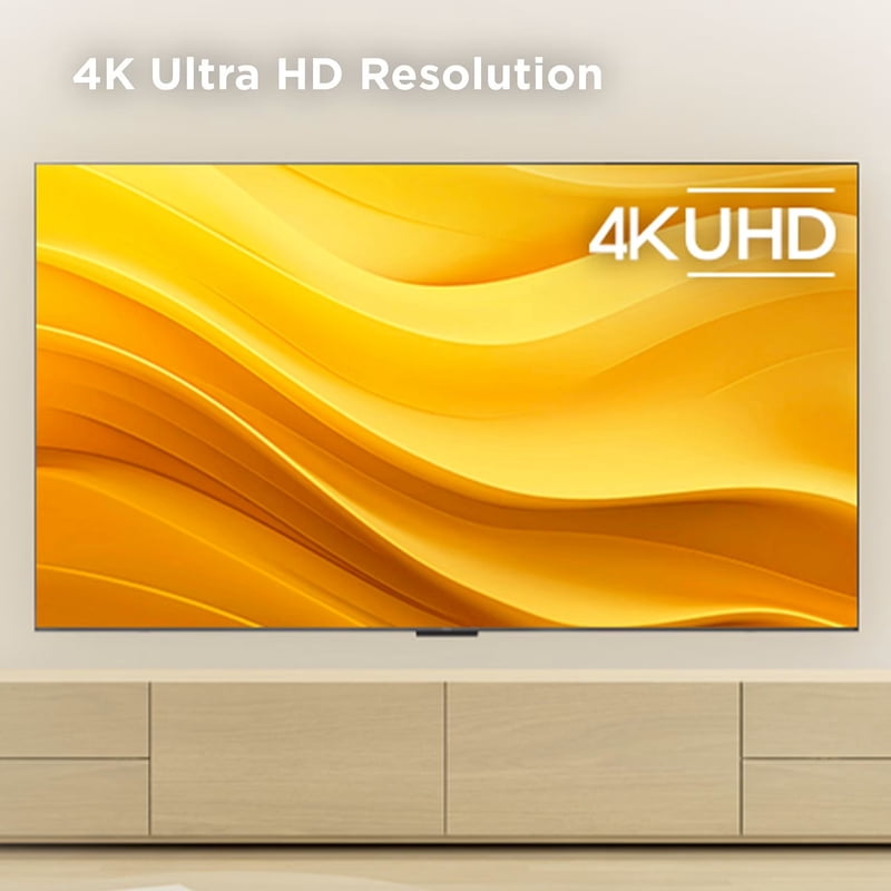 TCL 50" S Class 4K UHD HDR Smart Google TV - 50S571G front and back view