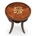 thumbnail image 2 of Butler Specialty Company Dalton Wood Round 15.75"W Accent Table - Brown, 2 of 5