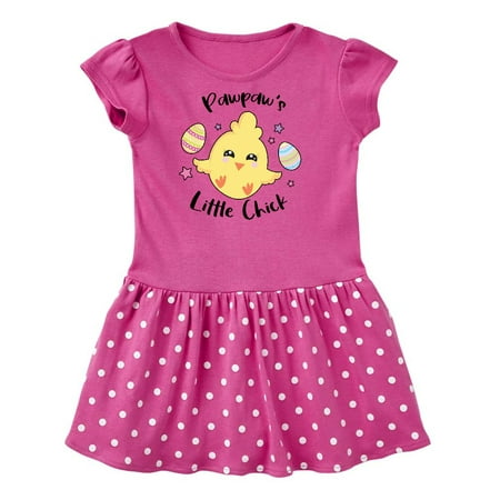 

Inktastic Happy Easter Pawpaw s Little Chick Gift Toddler Girl Dress