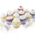 thumbnail image 4 of Coofit 4 Pcs Contenant à Cupcakes 12 Compartiments Porte-Cupcakes Jetable Boîte à Cupcakes, 4 of 10