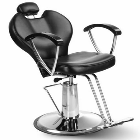 Portable Salon Spa Equipment Chair Black Classic Hydraulic Barber Shop Styling Salon Work Station Chair