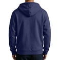 thumbnail image 5 of Men's Hoodies Zip Up Hooded Sweatshirts with Pockets | Sweatshirts;Fall Clothes Outfits;Full Zip Up Hoodie;Long Sleeve Winter Jackets;Relaxed Fit Coat, XL, 5 of 6