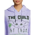thumbnail image 4 of Baby Yoda The Child Juniors Hooded Sweatshirt, 4 of 5