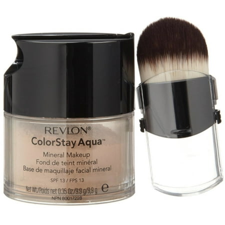 Revlon Colorstay Mineral Makeup - 2 Pack - Revlon Colorstay Aqua Mineral Makeup, Medium Deep 0.35 oz