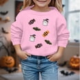 thumbnail image 2 of Gyujnb Kids Halloween , Halloween Print Pullover Long Sleeve Casual Sweatshirt for Kids Girls and Boys Cozy Jacket Top, Halloween Outfits,5-6 Years, 2 of 4