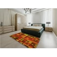 thumbnail image 4 of Ahgly Company Indoor Rectangle Patterned Tomato Sauce Red Area Rugs, 7' x 10', 4 of 6