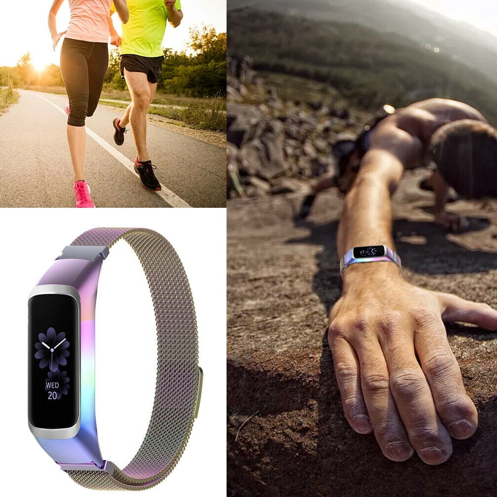 Mignova For Galaxy Fit-e SM-R375 Watch Bands,Men's Women's Milanese Loop  Stainless Steel Mesh Replacement Samsung Galaxy Fit-e SM-R375(Colorful) |  Walmart Canada