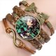thumbnail image 4 of Pulsera trenzada de Anime Demon Slayer, accesorio de Cosplay, figura de Kamado Tanjirou Nezuko, pulseras de pareja, joyas, regalos para niños y niñas, 4 of 5