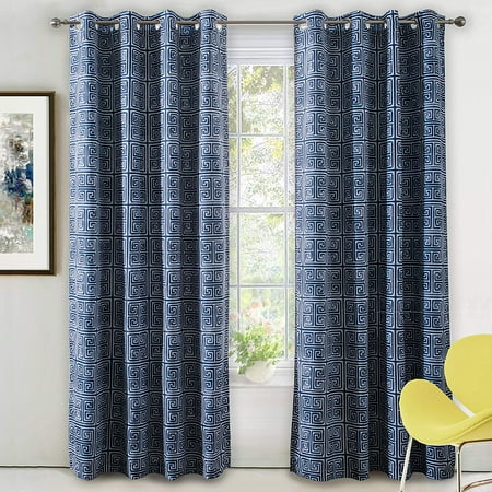 Driftaway Lori Greek Key Geometric Trellis Pattern Lined Thermal