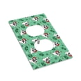 thumbnail image 3 of Kll Christmas French Bulldog Wall Plate,Gloss Finish,Standard Size 1 - 5" X 3", Polycarbonate Thermoplastic,Electric Receptacle Plug Covers, 3 of 8