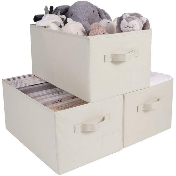 3pcs Collapsible Open Closet Shelf Storage Containers Compatible For Ikea Pax Wardrobe Large Size Cubes Groceries Beige Com Ikea Pax Wardrobe, Ikea Pax Storage Boxes