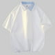 thumbnail image 5 of Camiseta de Manga Corta de Cuello Redondo de Color Sólido para Hombre, Blusa de Moda Casual Suelta para la Primavera Y el Verano, 5 of 6
