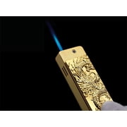 Retro Dragon Pattern,Inflatable Windproof Lighter,New Year Gift