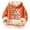 Swt 263# Orange, variant on WAYUTE Sweatshirts for Girls and Boys Lined Hoodie Soft Warm Pullover with Print Kids Casual Sweatshirt for Outdoor Activities Play