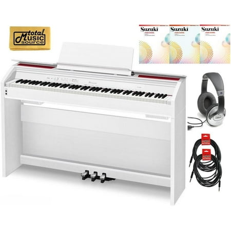 Bundle Privia PX350 BK 88 Note Digital Piano Keyboard COMPLETE HOME BUNDLE