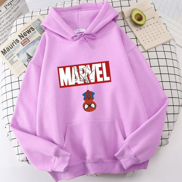 Sudadera Mujer Nuevo otoño Patrón personaje dibujos animados Marvelpangjing