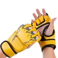 thumbnail image 1 of Half Finger Boxing Gloves, Kickboxing Sparring Gloves Wrist Protection Breathable Soft Linning  For Boxing Training For Women, 1 of 8