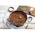 thumbnail image 3 of Le Creuset Signature Enameled Cast-Iron 5-1/2-Quart Round French (Dutch) Oven, Oyster, 3 of 9