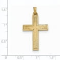 thumbnail image 3 of 14k Yellow Gold Polished Latin Cross Pendant / Charm, 3 of 3