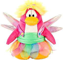 Disney Club Penguin Toys Angel Rainbow FAERY FEE *DOES NOT HAVE COINS INCLUDED 