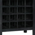 thumbnail image 4 of vidaXL Wine Rack Black 56x35x75 cm Solid Mango Wood, 4 of 5
