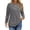 Grey, variant on Fantaslook Women Plus Size Tops Pleated Crewneck Long Sleeve Shirts Dressy Casual Blouses Fall Tunic Tops