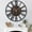 Dark Brown - Roman Numbers, variant on Large Wall Clock for Living Room Decor, 16 Inch Non Ticking Silent, Battery Operated Modern Vintage Oversized Wall Clock for Bedroom Kitchen