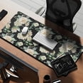thumbnail image 2 of Long Mouse Pads for Desk,Pioneer Flower Floral Print Pattern Desk Mats on Top Of Desks, Desk Mouse Pad Extra Large with 3mm Non-Slip Base and Stitched Edge for Gaming,Office,Work,Home 35.4"x15.7", 2 of 6