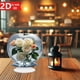 thumbnail image 1 of Apples Shaped Rose 2D Acrylic Desktop Ornament | Multicolor Home Decor Accent | Modern Living Room Bedroom Shelf Table Decoration | Durable Sleek Display Piece | 1 Pack, 1 of 9