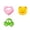 B, variant on 3PCS Creative Sandwich Cutter Set for Kids Cartoon DIY Bread Mold Animal Shapes Food Grade Plastic for Lunch Bento Snacks