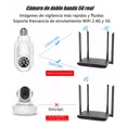 thumbnail image 4 of Cámara De Seguridad Visión Nocturna Foco Cámara 2.4/5g Wifi,sensor De Movimiento,starcat Tc81,color Blanco, 4 of 8