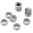 thumbnail image 1 of 10pcs R166ZZ 4.762*9.525*3.175mm Single Rolling Metal Shielded Deep Groove Steel Ball Bearings, 1 of 4