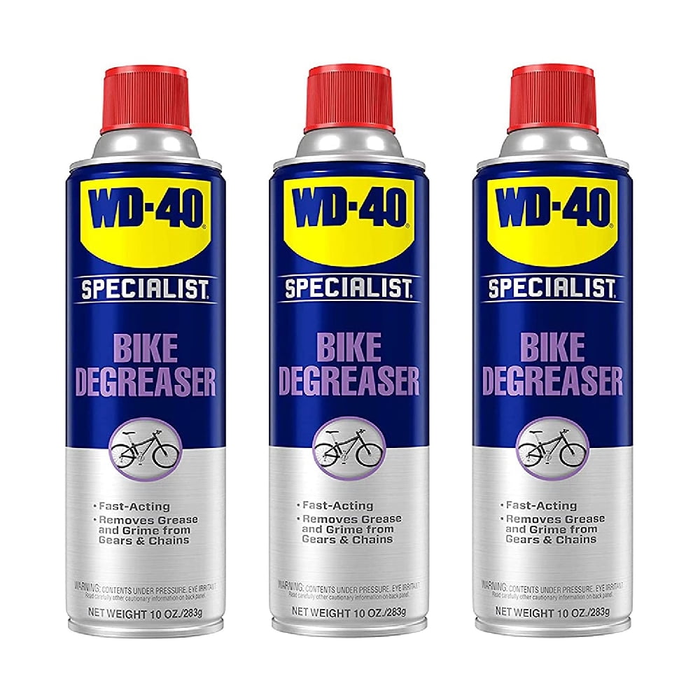 wd40 on bike gears