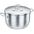 thumbnail image 5 of Korkmaz Classic 18/10 Stainless Steel Stockpot Covered Cookware Induction Compatible Oven Safe 47 Quart, 5 of 5