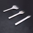 thumbnail image 4 of DIY Leather Tools Set Stainless Steel 2/5/10 Prong Flat Leather Chisel Hole Piercing Punching Tool Kit, 4 of 9