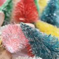 thumbnail image 5 of 5 piezas de 5 cm a 125 cm Mini árbol de Navidad dorado verde pequeño pino sisal colocado en el escritorio Adornos de fiesta de Navidad de Año Nuevo Navidad, B19-12.5-blanco, 5 of 5