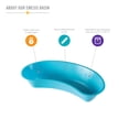 thumbnail image 2 of DMI Autoclavable Emesis Basin, Turquoise Blue, 2 of 9