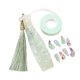 thumbnail image 3 of Juego de púas de dedo para guzheng para niños, accesorios para instrumentos musicales con cinta adhesiva. Verde, 3 of 9
