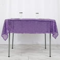 thumbnail image 4 of Efavormart 54" x 54" Wholesale Premium Purple Table Cover Sparkly SEQUIN Square Tablecloth For Banquet Wedding Party, 4 of 6