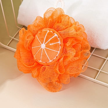 EGNMCR Organisateurs de Placard et Rangement Boule de Bain Fruitée Créative Suspendue Moussante Boule de Tennis Cadeau de Vacances Trois Couleurs en Polyester