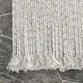 thumbnail image 3 of nuLOOM Braided Courtney Tassel Indoor/Outdoor Area Rug, 8' x 8', Square, Courtney Ivory, 3 of 5