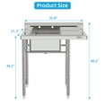 thumbnail image 2 of STAINLESS STEEL SINK TABLE SINGLE, 2 of 9
