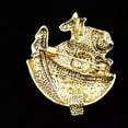 thumbnail image 2 of QQTDFG Vintage Enamel Noah's Ark Animal Ship Brooch Pin Jewelry Gift-Gold, 2 of 2