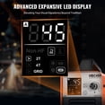 thumbnail image 3 of HITBOX 45A Plasma Cutter, Non-Touch Pilot Arc, Non-HF Start, LED Display, IGBT Inverter, 110/220V Dual Voltage, Max 15mm Metal Cutting, 2T/4T DIY, 3 of 8