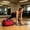 154#Red, variant on Large Capacity Gym Bag with Wet Dry Compartments, Sports Travel Tote with Shoe Pocket, Crossbody Duffel Bag for Trolley Attachment, Multifunctional Bag for Gym and Weekend Trips