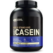 Optimum Nutrition, Naturally Flavored Gold Standard 100% Casein Drink Mix, Creamy Vanilla, 3.86 lb, 53 Servings