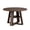 Brown-red, variant on Modern Farmhouse 43'' Round Dining Table with Sturdy Wooden Pedestal, Storage Shelf, Space-Saving Design for Small Kitchens & Dining Rooms, Seats 2-4