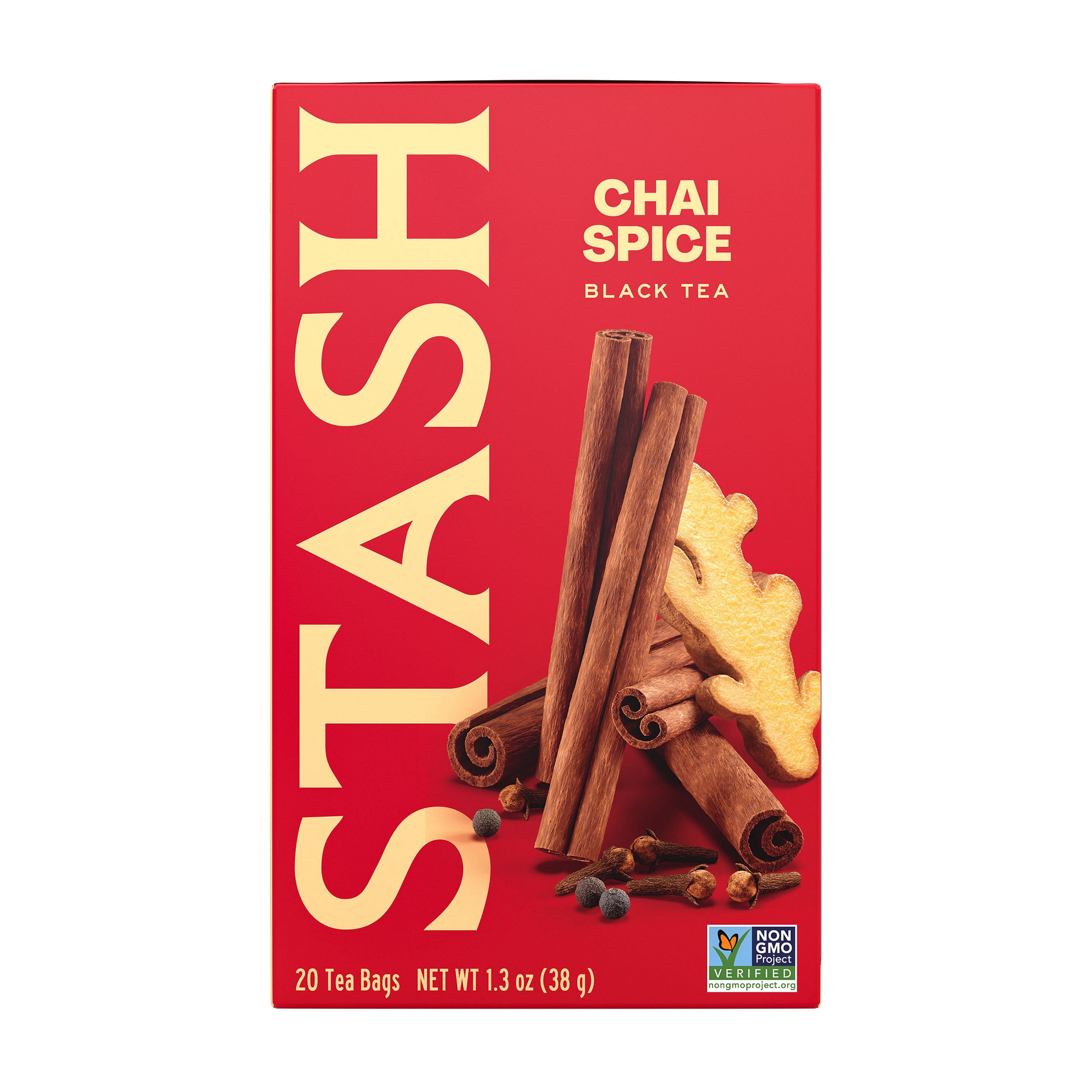 Stash Tea Warming Chai Spice Black Tea Bags, 20 Ct, 1.3 oz