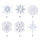 thumbnail image 4 of Cateissary Moldes de copo de nieve colgante artístico DIY artesanía fiesta hecho a mano decoración molde Año Nuevo Navidad Festival resina molde Artesanía Tipo 6 Cateissary HA009839-06, 4 of 6
